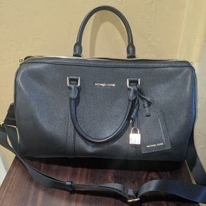 Michael Kors Black Weekender/Duffle Bag
